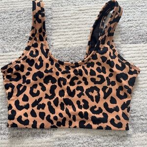 Leopard Print Sports Bra